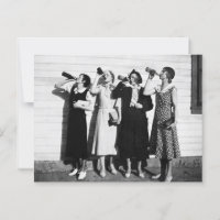 Mulheres Bebendo Cerveja Fotografia Antiga Cerveja