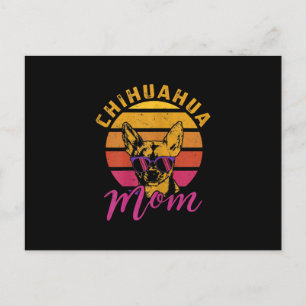 Cartão Postal Mulheres Chihuahua Mãe Funny Chihuahua Proprietá