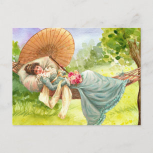 Cartão Postal Mulheres Clássicas Arte Feminina Pintura Poster