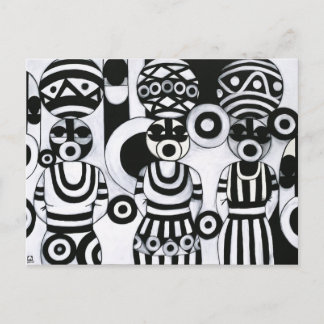 Cartão Postal Mulheres com os Calabashes por Emeka!