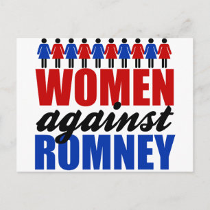 Cartão Postal Mulheres Contra Romney