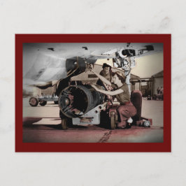 Cartão Postal Mulheres da Segunda Guerra Mundial que trabalham n