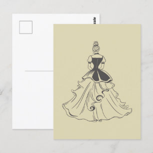 Cartão Postal Mulheres de vintagem de vestido