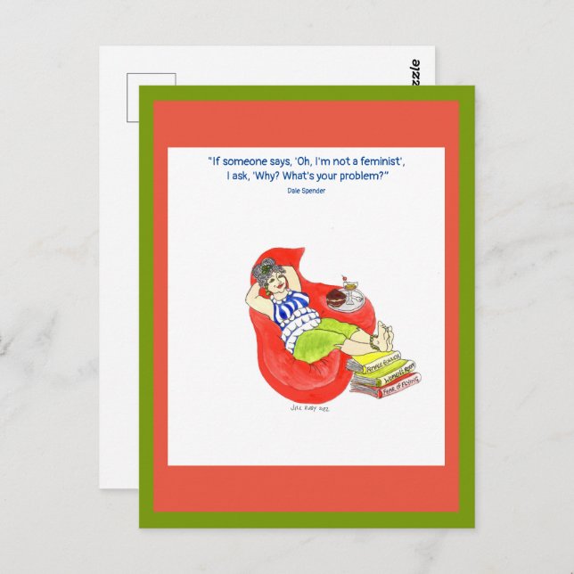 Cartão Postal Mulheres Fortes 'Feministas' (Frente/Verso)