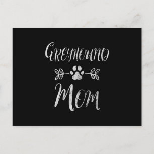 Cartão Postal Mulheres Greyhound Mãe Camisa Filha Italiana Grey