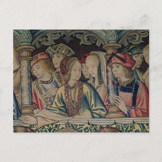 Cartão Postal Mulheres na corte de Davi (Frente)