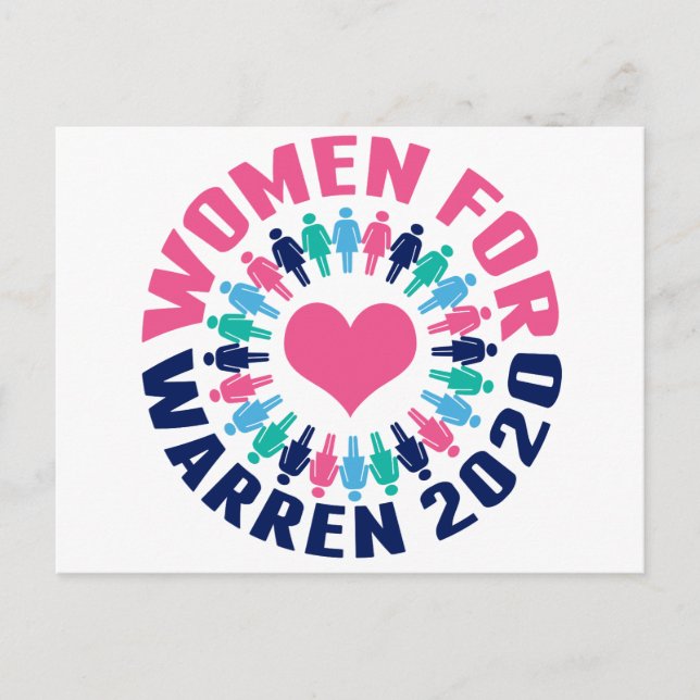Cartão Postal Mulheres no Warren 2020 (Frente)