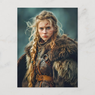 Cartão Postal Mulheres viking tradicionalmente vestidas