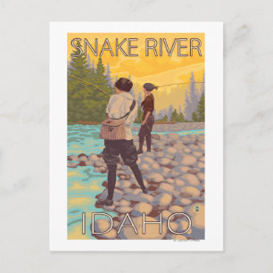 Cartão Postal Mulheres Voam - Cobra River, Idaho
