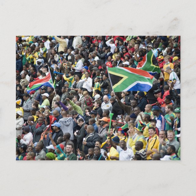 Cartão Postal Multidão atirada num jogo de futebol, com a África (Frente)