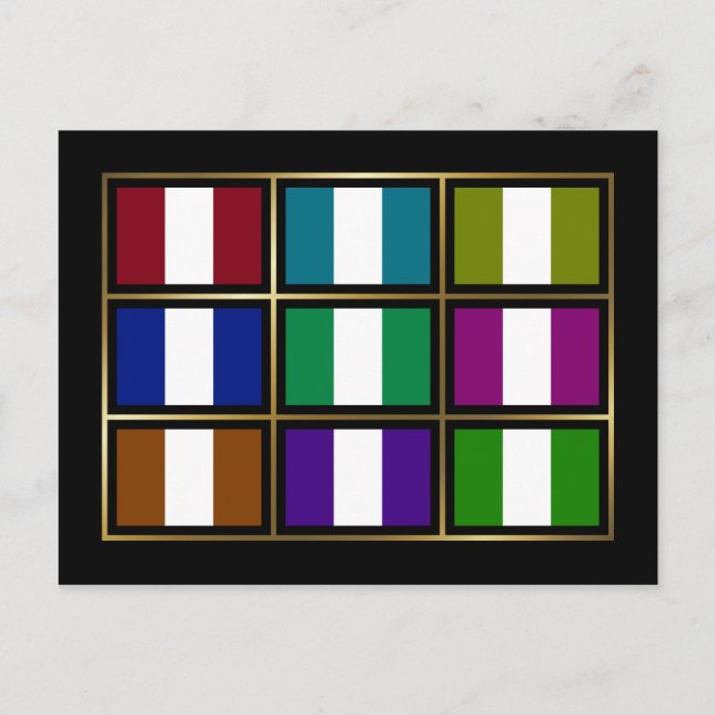 Cartão postal Multihue Nigéria (Frente)