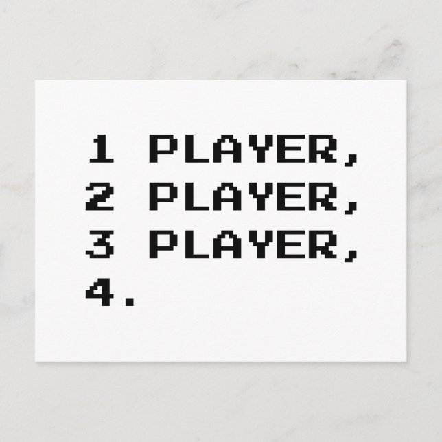 CARTÃO POSTAL MULTIPLAYER (Frente)