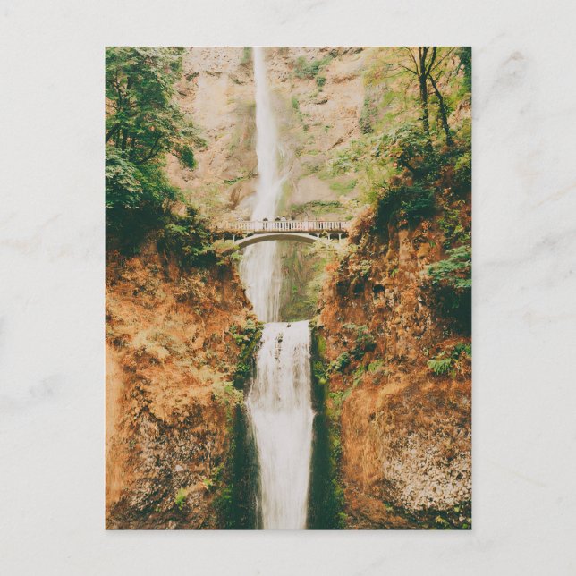 Cartão Postal Multnomah Falls (Frente)