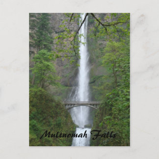 Cartão Postal Multnomah Falls