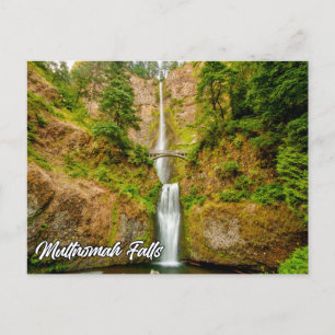 Cartão Postal Multnomah Falls, Columbia River Gorge, Oregon