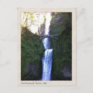 Cartão Postal Multnomah Falls, Oregon