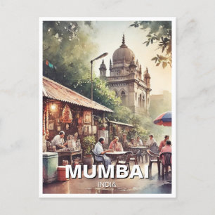 Cartão Postal Mumbai Viagem Souvenir