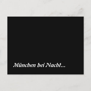 Cartão Postal München bei Nacht