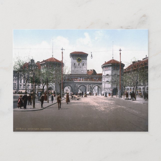 Cartão Postal München Isartor (Frente)