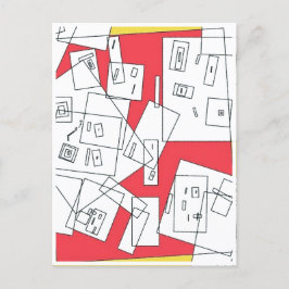 Cartão postal mundial cúbico