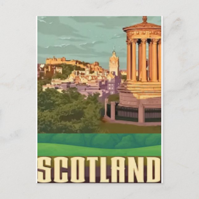 Cartão postal mundial Viagem SCOTLAND (Frente)