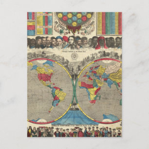 Cartão Postal Mundo em Uma Visão