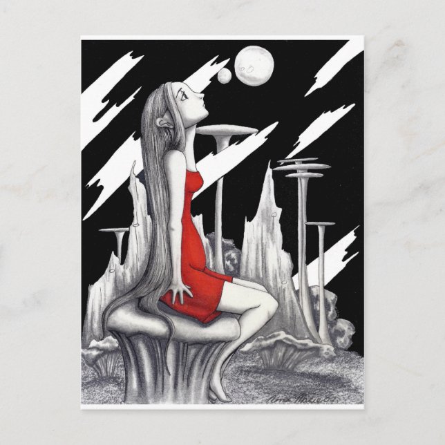 Cartão Postal mundo estranho (Frente)