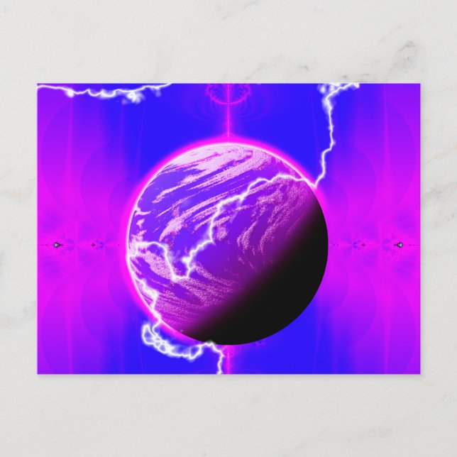 Cartão Postal Mundo Fractal (Frente)