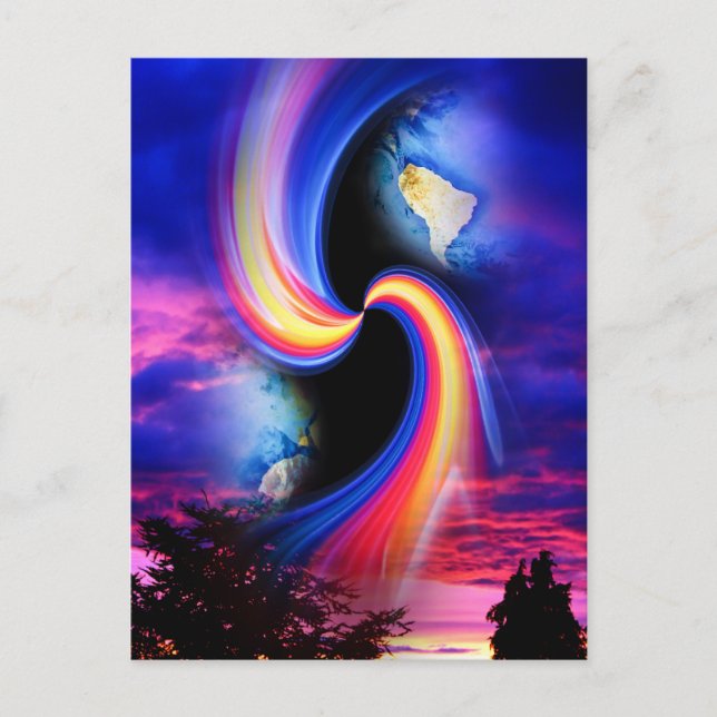 Cartão Postal Mundo místico 3 (Frente)