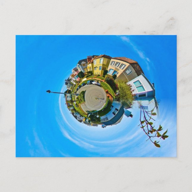 Cartão Postal Mundo pequeno (Frente)