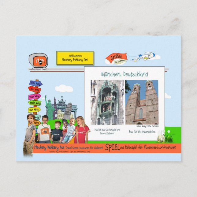 Cartão Postal Munique (Frente)