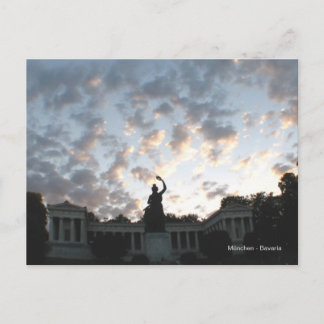 Cartão Postal Munique - Baviera e der Theresienwiese