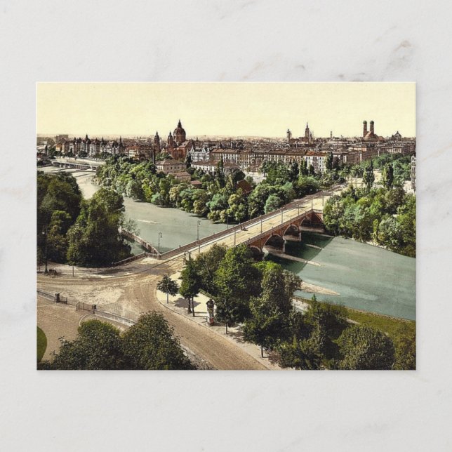 Cartão Postal Munique de Maximilianeum, Baviera, Alemanha vi (Frente)