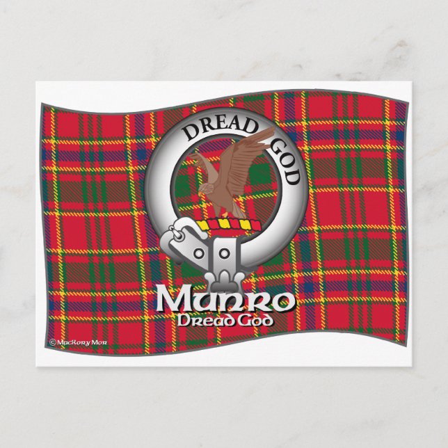 Cartão Postal Munro Clan (Frente)