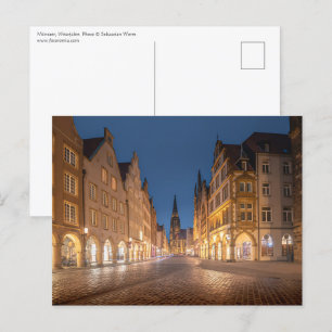 Cartão Postal Münster Alemanha