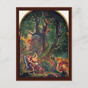 Cartão Postal Murais De Sulpice-Santo Na Capela De Paris