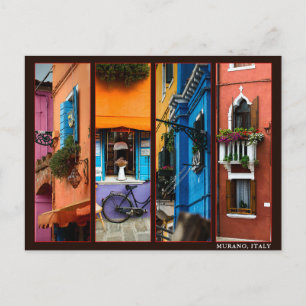 Cartão Postal Murano, Itália 4 Personalizado para Colagem de Fo