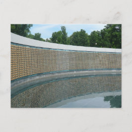 Cartão Postal Muro da Liberdade do Memorial da Segunda Guerra Mu