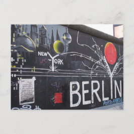 Cartão Postal Muro de Berlim
