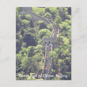 Cartão Postal Muro de excelente da China - Pequim - escadas post