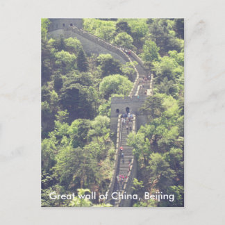 Cartão Postal Muro de excelente da China - Pequim - escadas post
