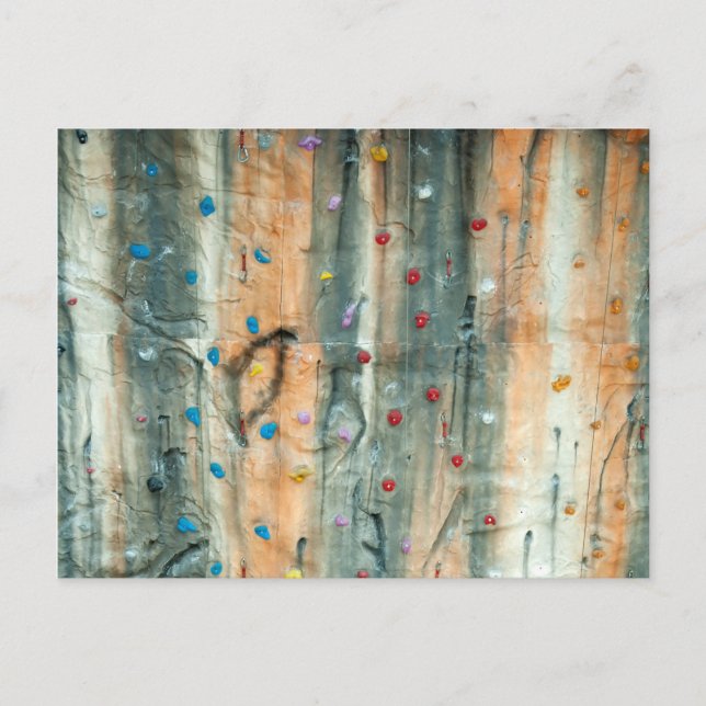 Cartão Postal Muro de Subida de Rock Interior (Frente)