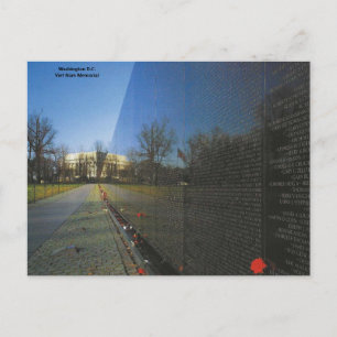 Cartão Postal Muro Memorial do Vietnã em Washington D.C.