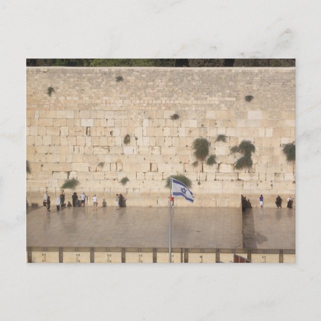 Cartão Postal Muro Ocidental (Kotel), Jerusalém (Frente)