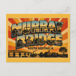 Cartão Postal Murray Bridge Austrália Meridional Cidade Históric