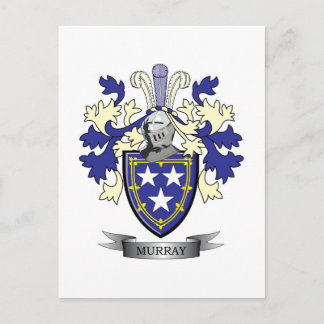 Cartão Postal Murray Family Crest Casaco de Armas