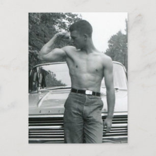Cartão Postal Músculo Vintage
