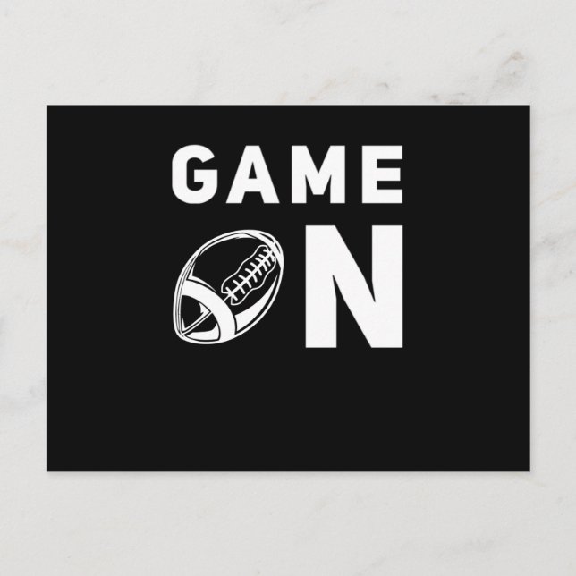 Cartão Postal Músculos de atletas do futebol americano (Frente)