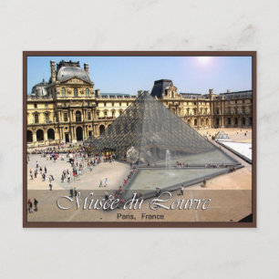 Cartão Postal Musee du Louvre