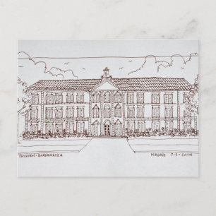 Cartão Postal Museo Thyssen-Bornemisza Madrid, Espanha